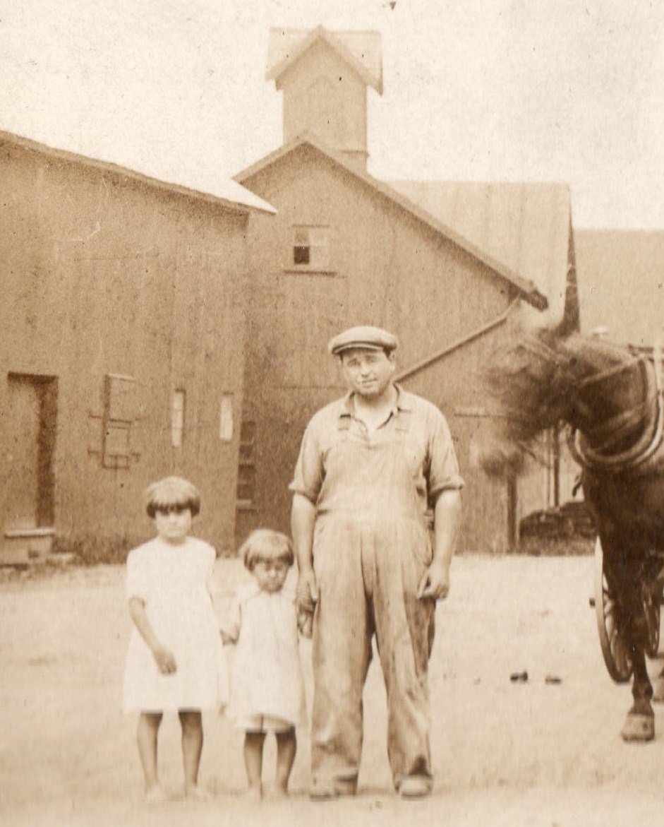 George Bondie & daughter Beatrice and Ilene