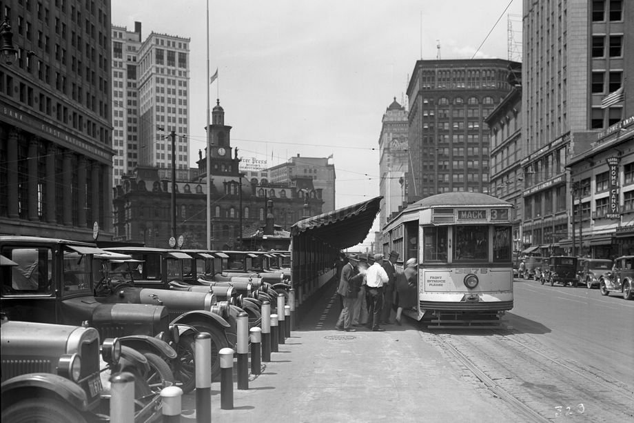 Detroit Streetcar ca. 1920