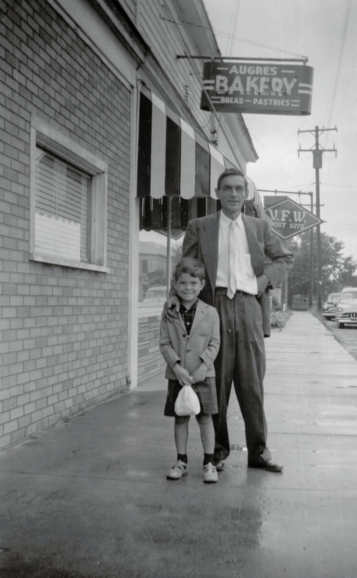Floyd Fix and youngest son, Gerard