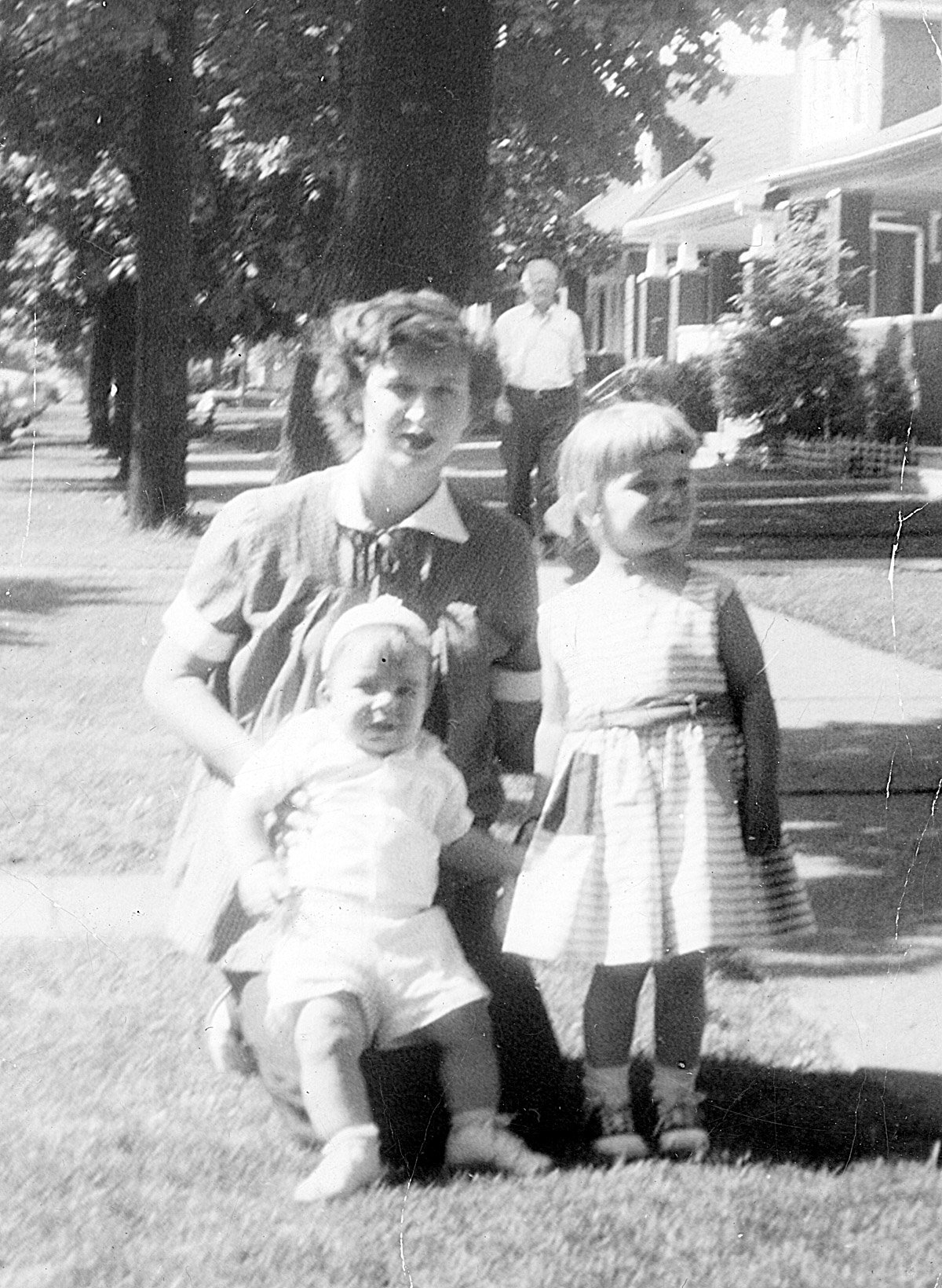 Mary Anderson with Kathleen and Mark.