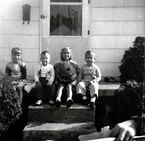 Anderson children with friend