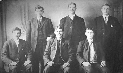 Daniel Livernois and his five sons